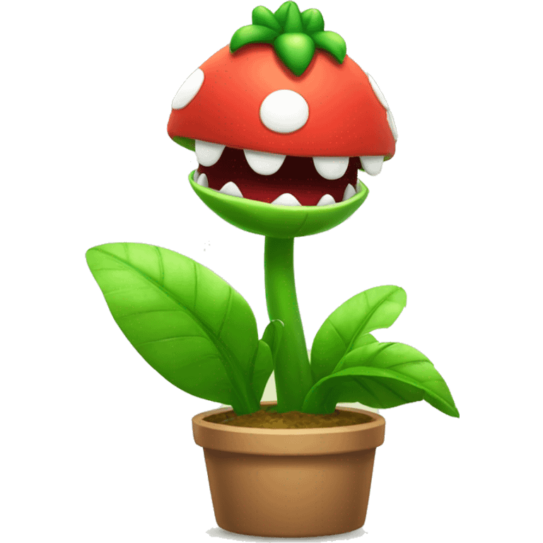 Piranha-plant-mario-game emoji