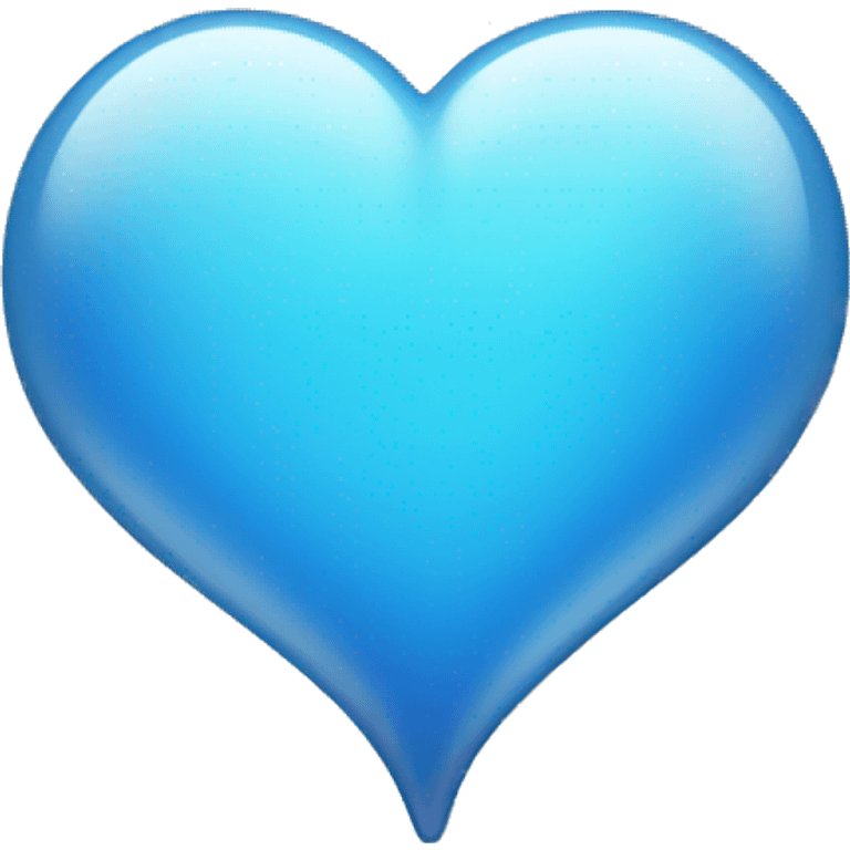 Blue heart bubble
 emoji