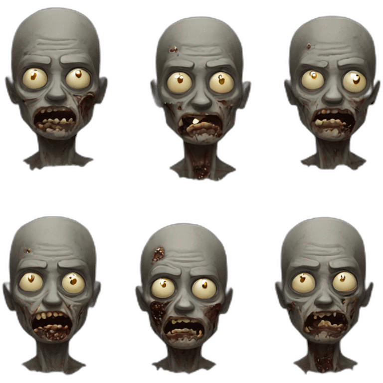 Zombie the walking dead emoji