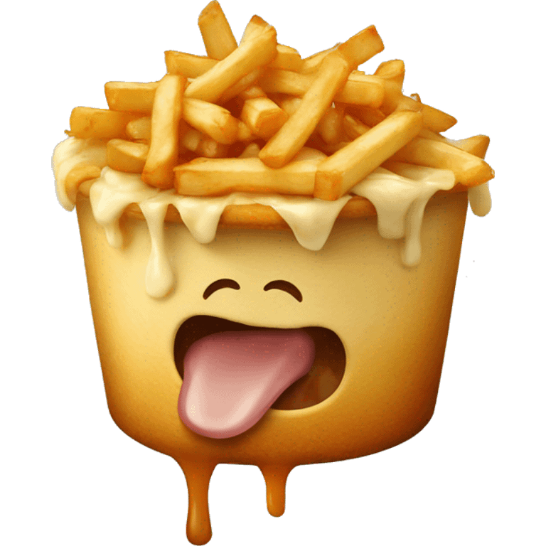 poutine mange des pates emoji