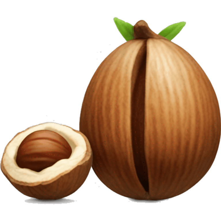 Hazelnut emoji