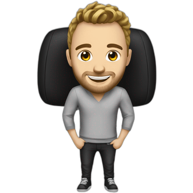 Squeezie-dans-une-Lamborghini emoji