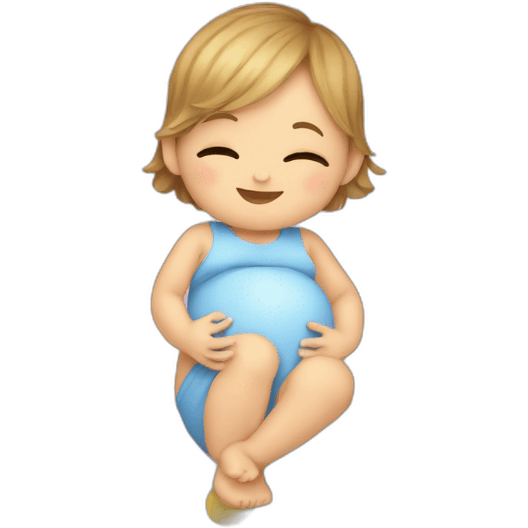 Baby during pregnancy  emoji