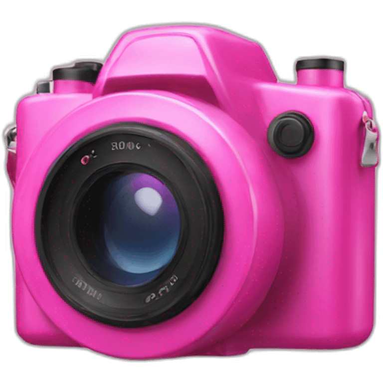 photo camera pink emoji