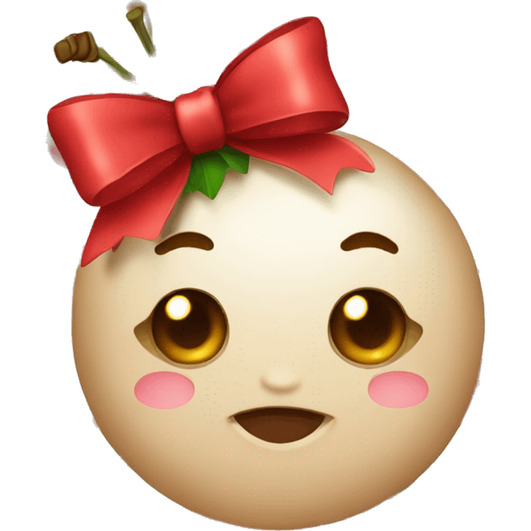 cherries with a bow emoji