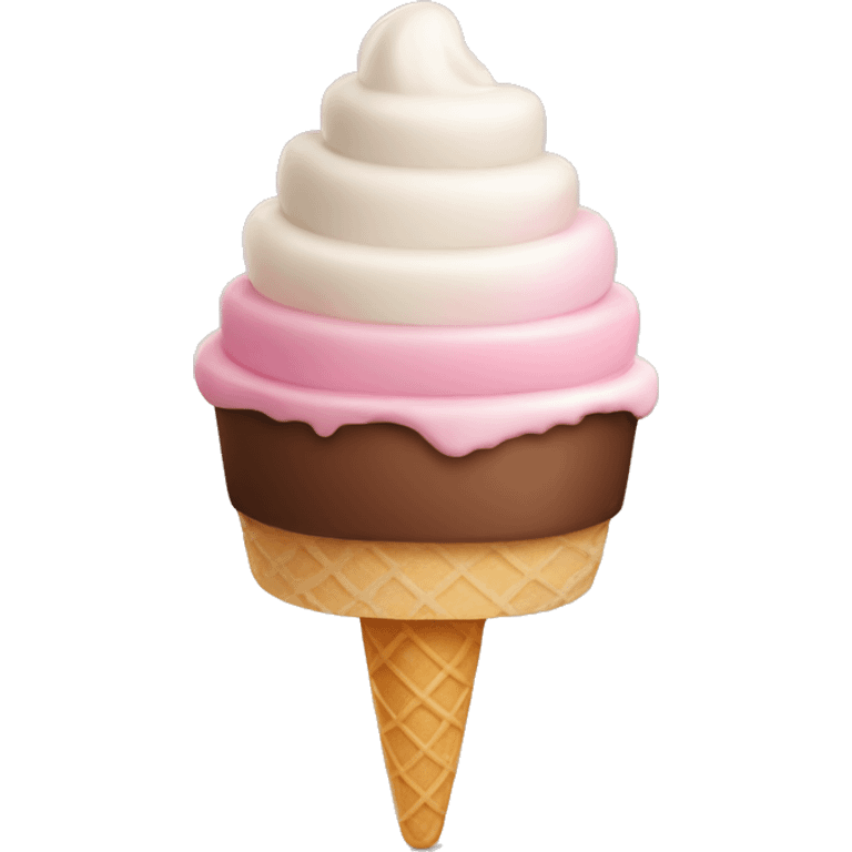  Neapolitan ice cream emoji