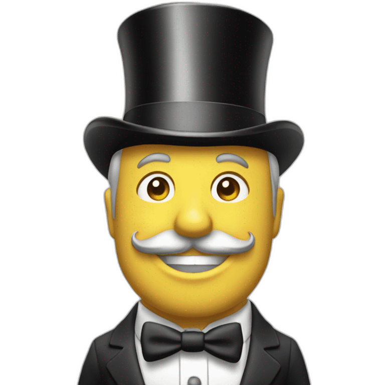 Monopoly man emoji