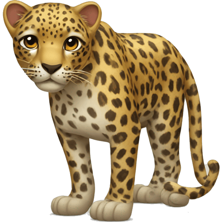 Leopard heard emoji