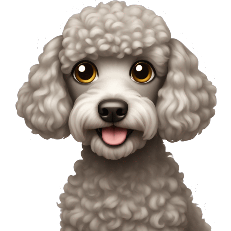 Dog poodle emoji