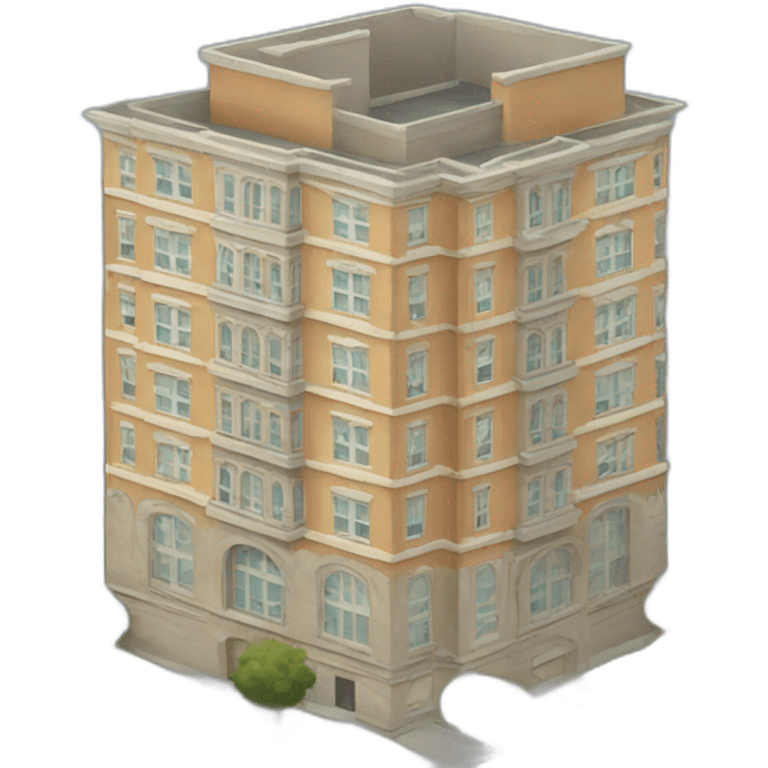 apartment building emoji