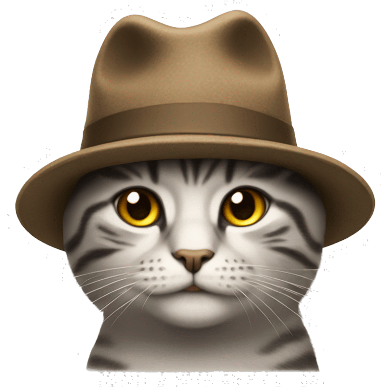 Gatto con cappello emoji