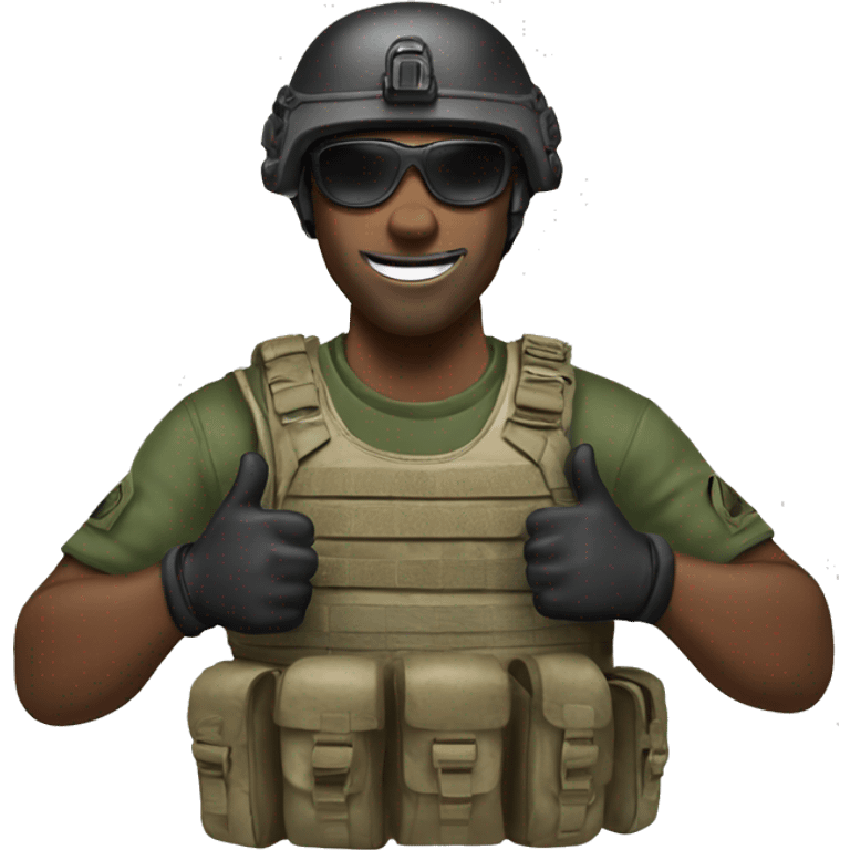 special forces thumbs up emoji