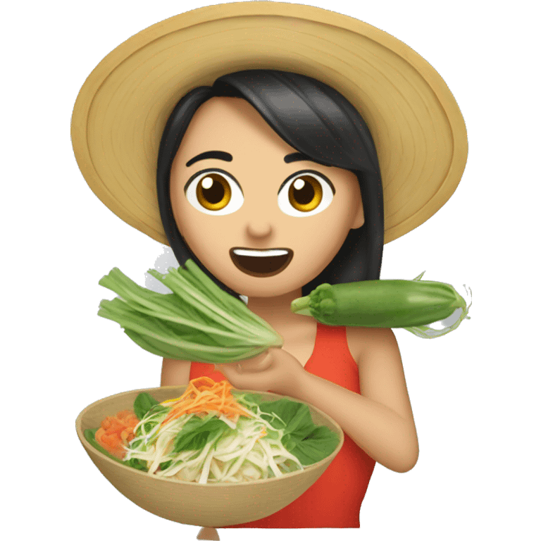 lao papaya salad emoji