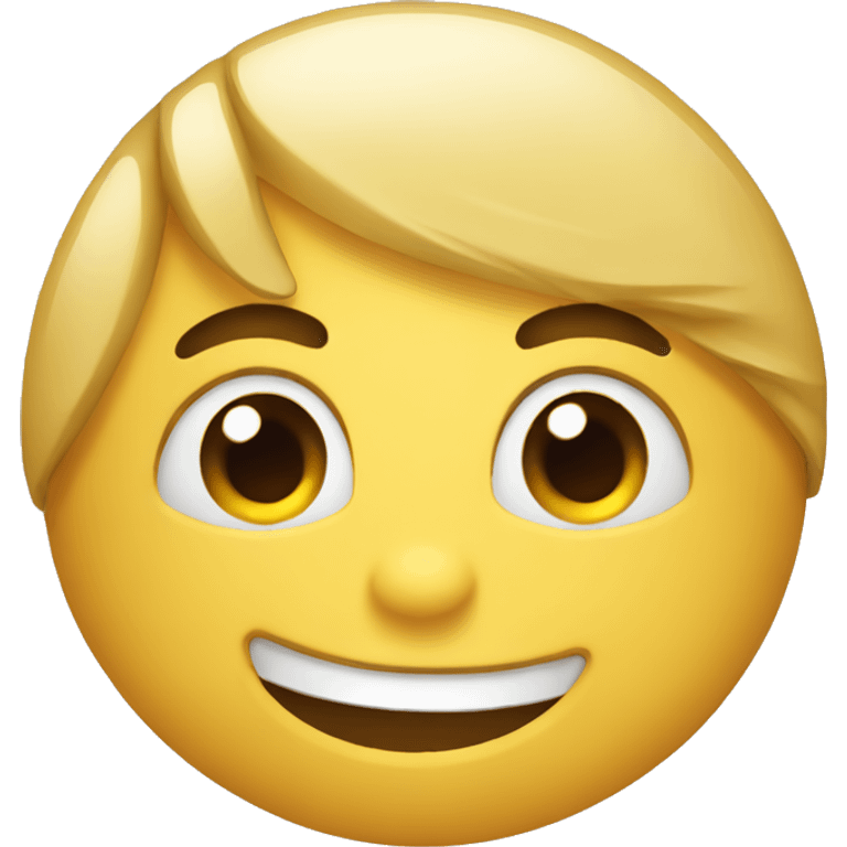 One Embarrassed smiley emoji emoji