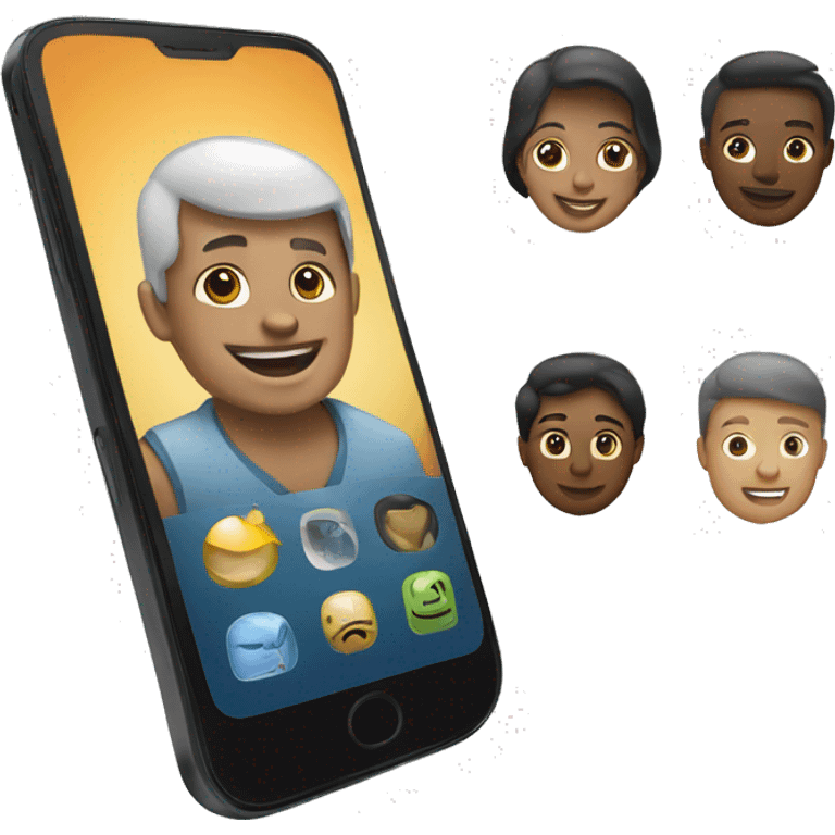 new touchscreen phone emoji