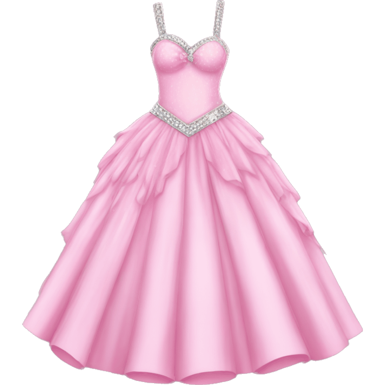 pretty princess dress sparkly pink emoji