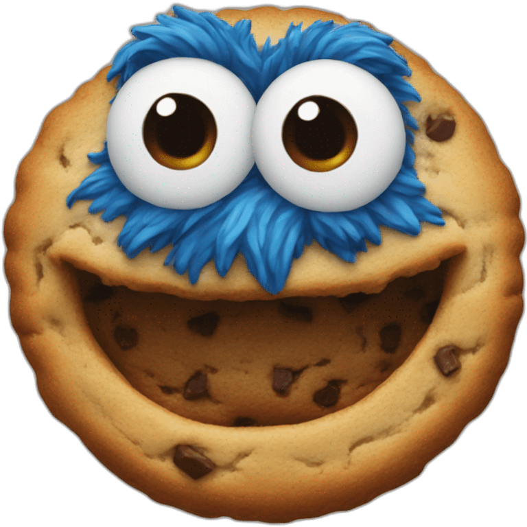 Cookie monster emoji