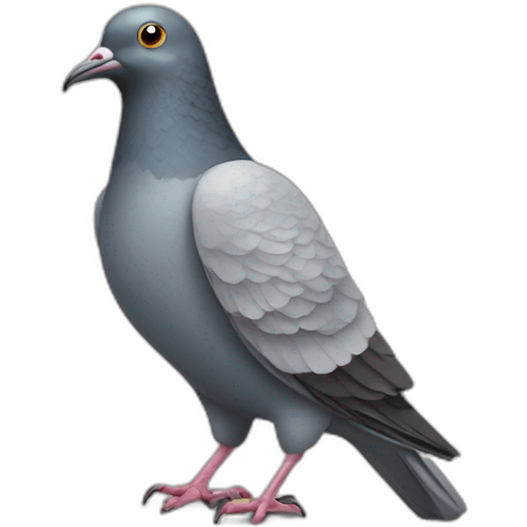 pigeon with knifes emoji