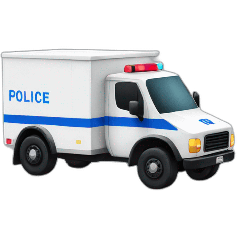 camion de police emoji