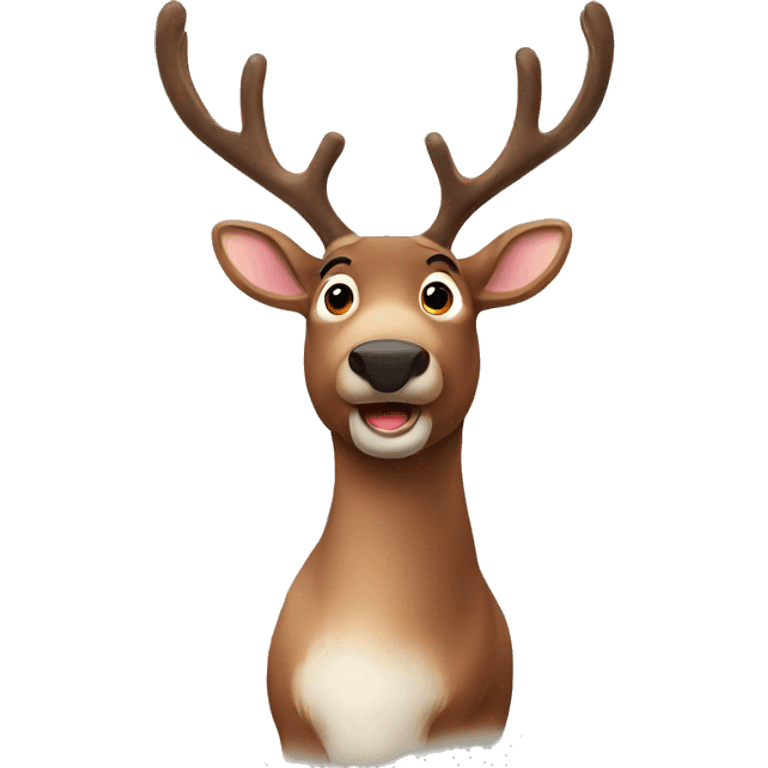 reindeer emoji