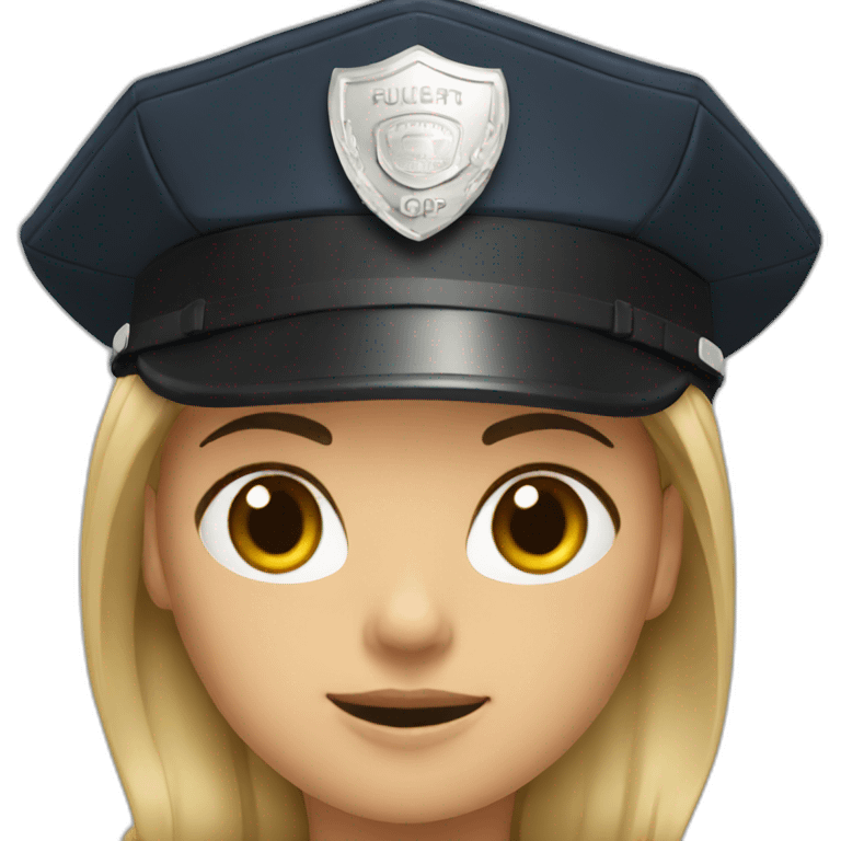 Female cop emoji