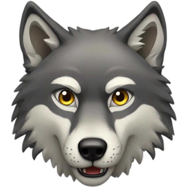 wolf hungry emoji