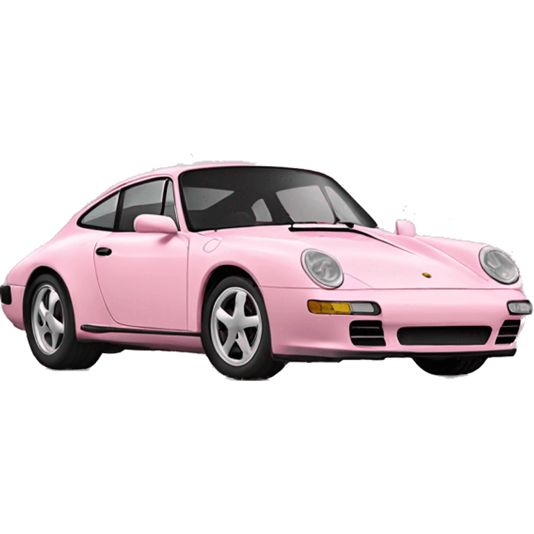 Light pink Porsche  emoji