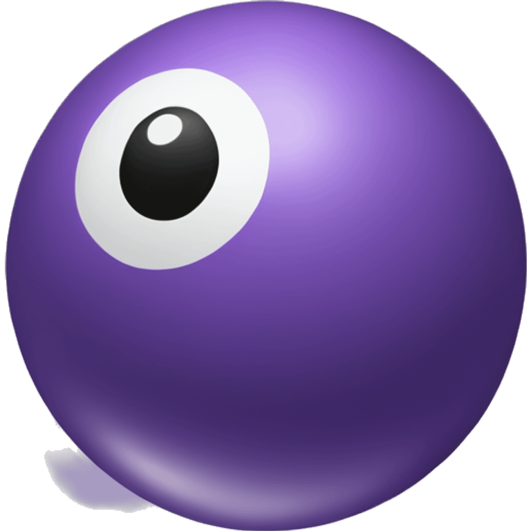 pastel purple eight ball emoji