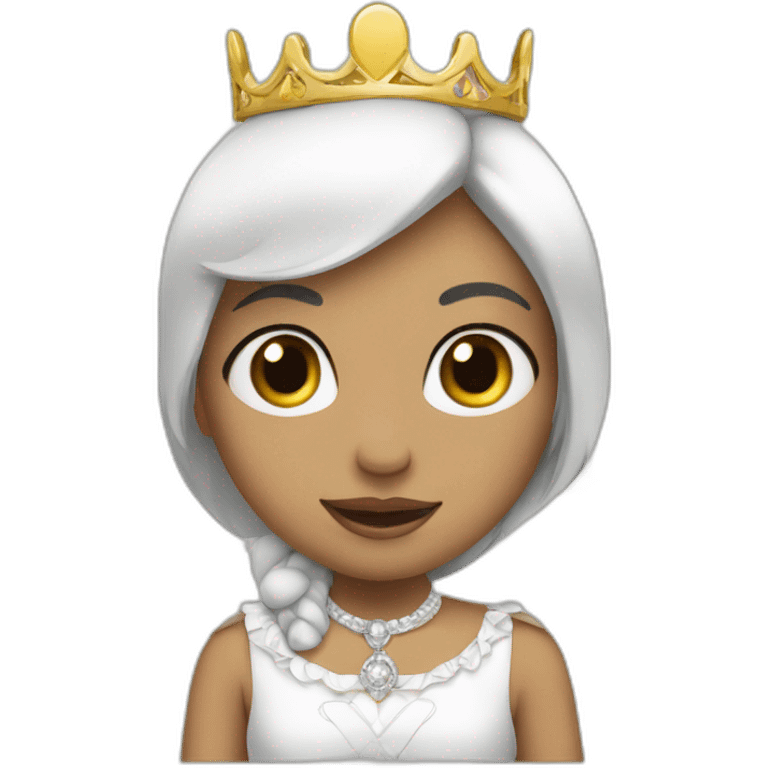 Princesse en pingouin  emoji