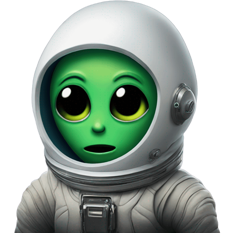 Alien in space emoji