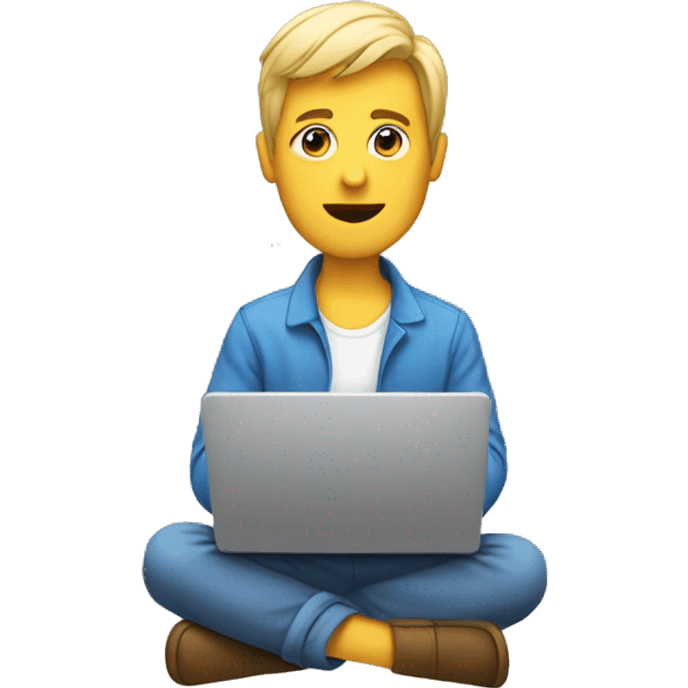 Human with laptop  emoji