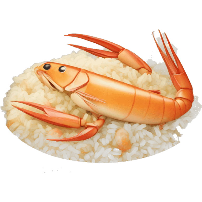 seafood rice emoji