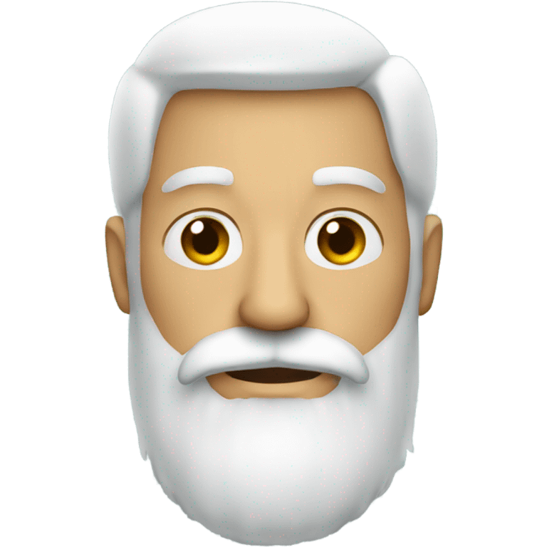 a man with a white beard with a parrot emoji