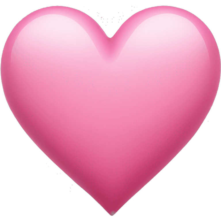 Beautiful pink heart emoji