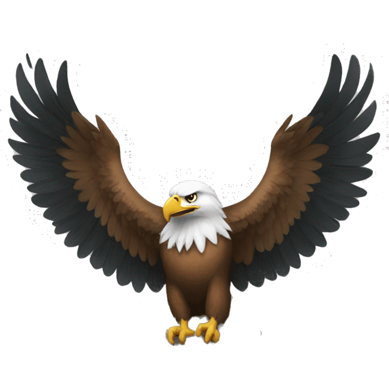 Wings of a eagle without eagle emoji