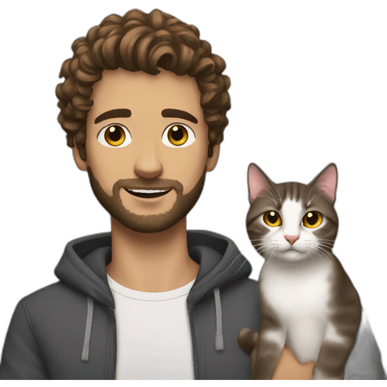 Andrew tate with cat emoji