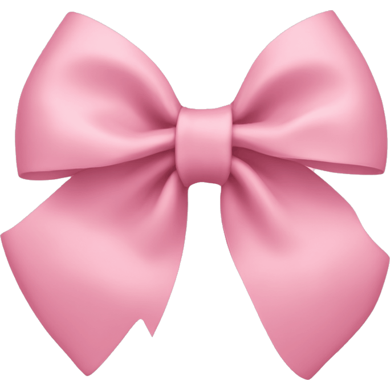 light pink bow on light pink bow emoji