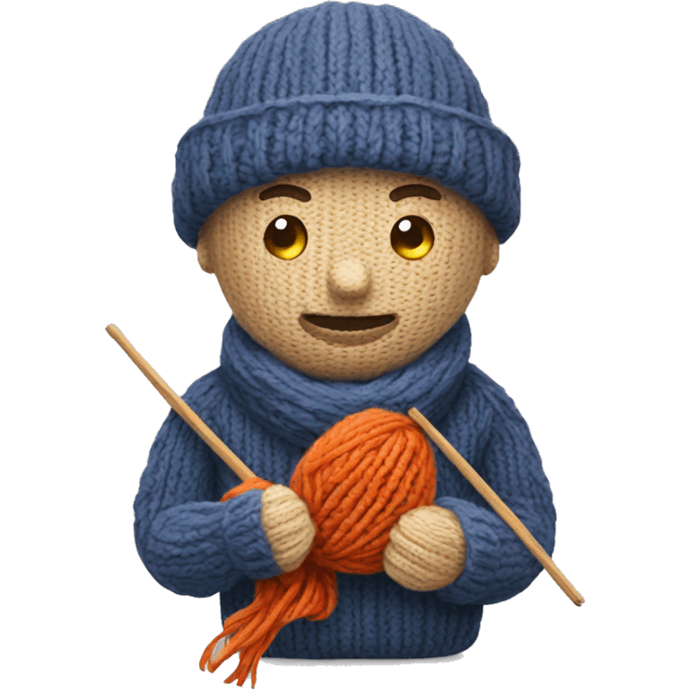 knitting emoji