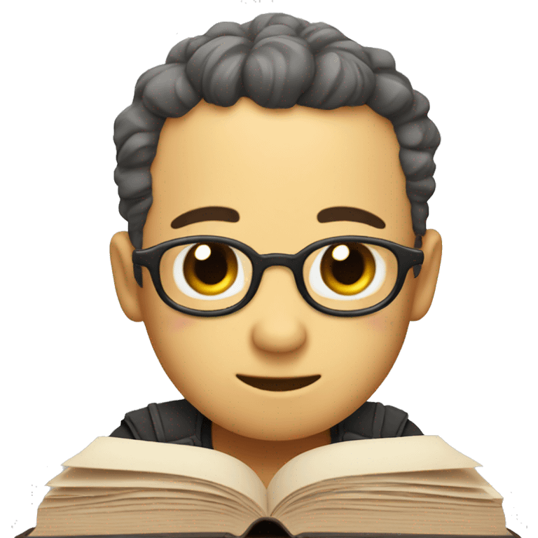 a cute book with cute eyes and cute arms emoji