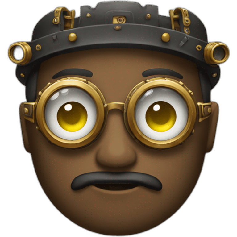 steampunk glasses emoji