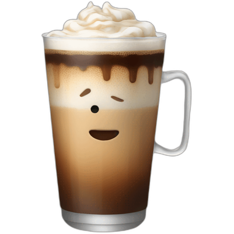 Cold coffee emoji