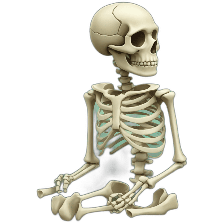 Brook skeleton emoji