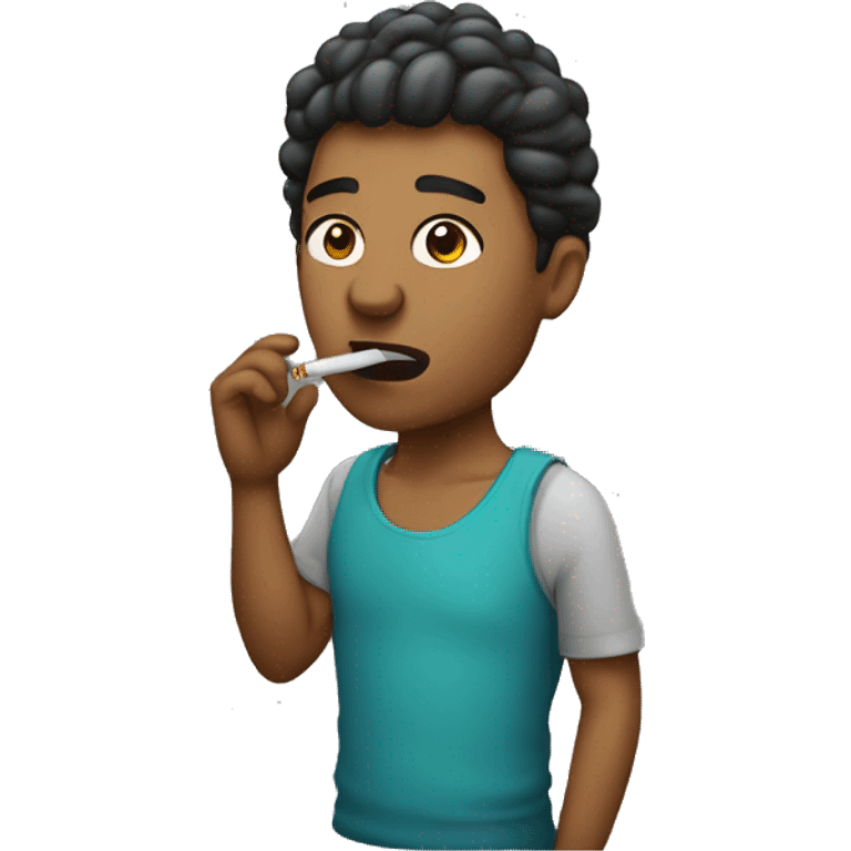 Lighhtskin Male Blowing Smoke emoji