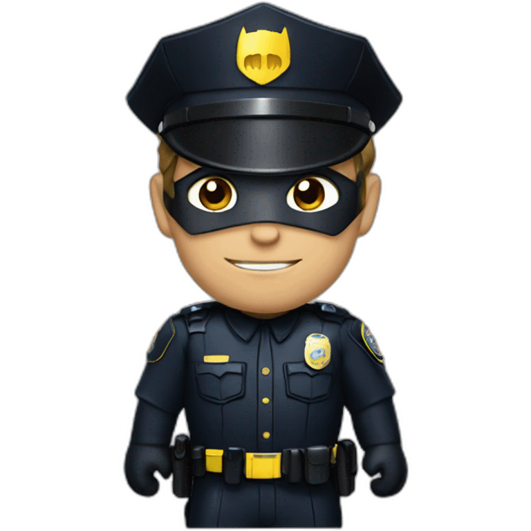 Batman police emoji