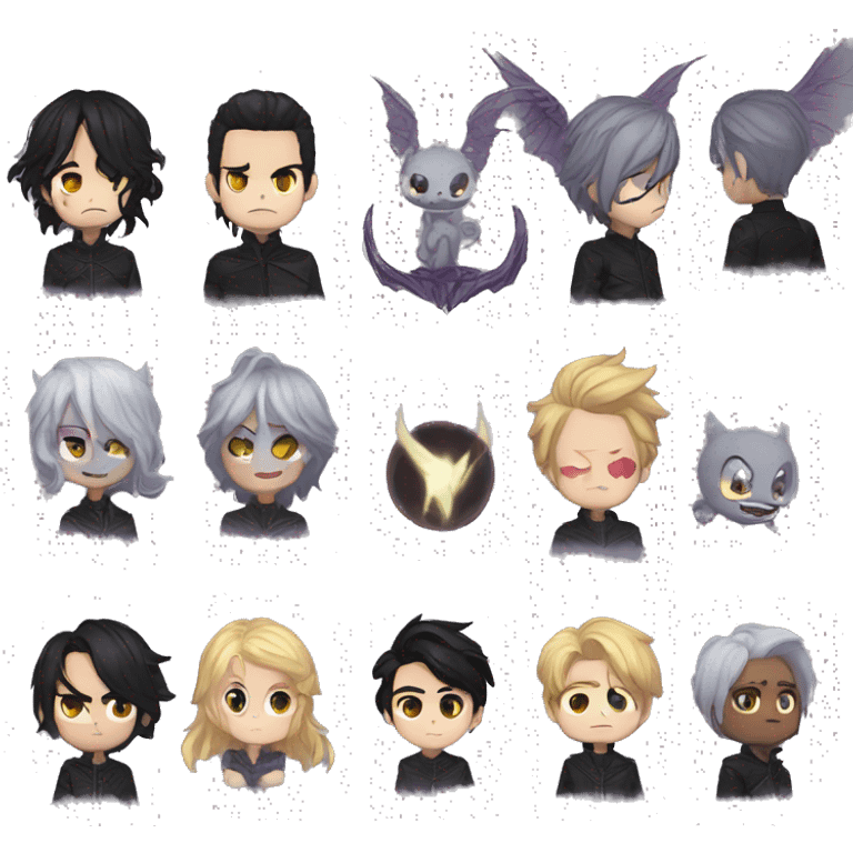 Infinity Nightmares, Lucifer, Animeboy, Fallen Angel emoji