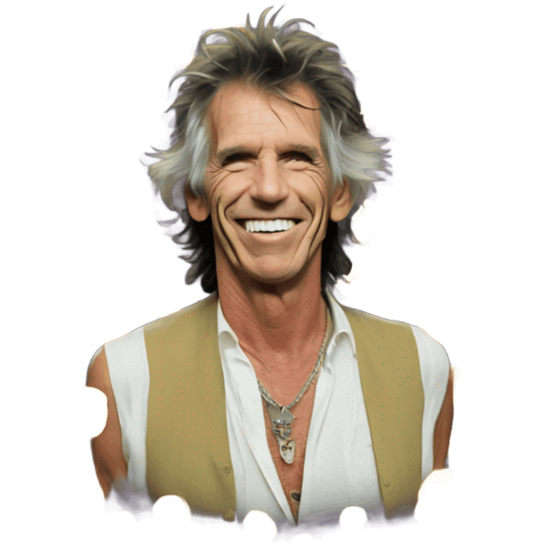 Keith richards smiling sexy emoji