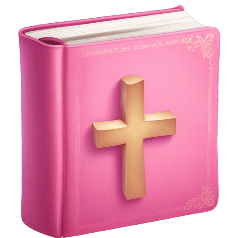 cute pink bible emoji