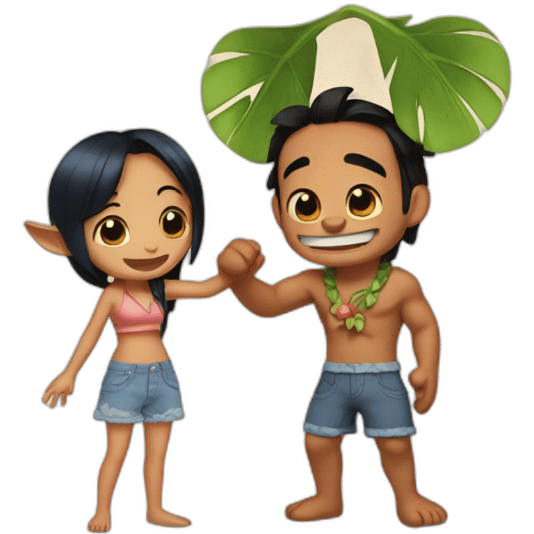 Stitch and Lilo  emoji