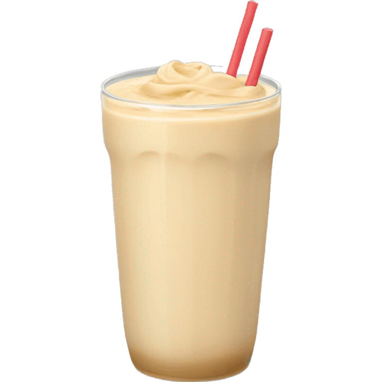 Beige smoothie emoji