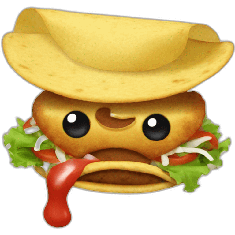 sabo mange un tacos emoji